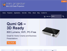 Tablet Screenshot of miniprojector.com.au